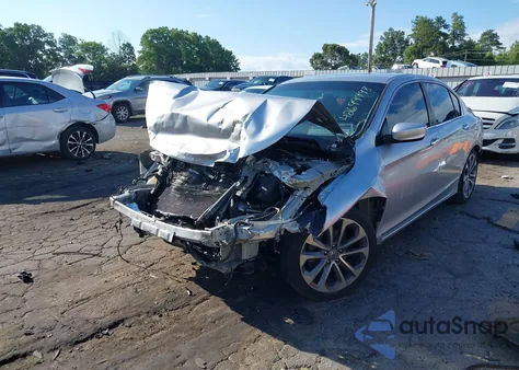 2014 Honda Accord Sport из США, поврежденный, VIN 1HGCR2F54EA005500